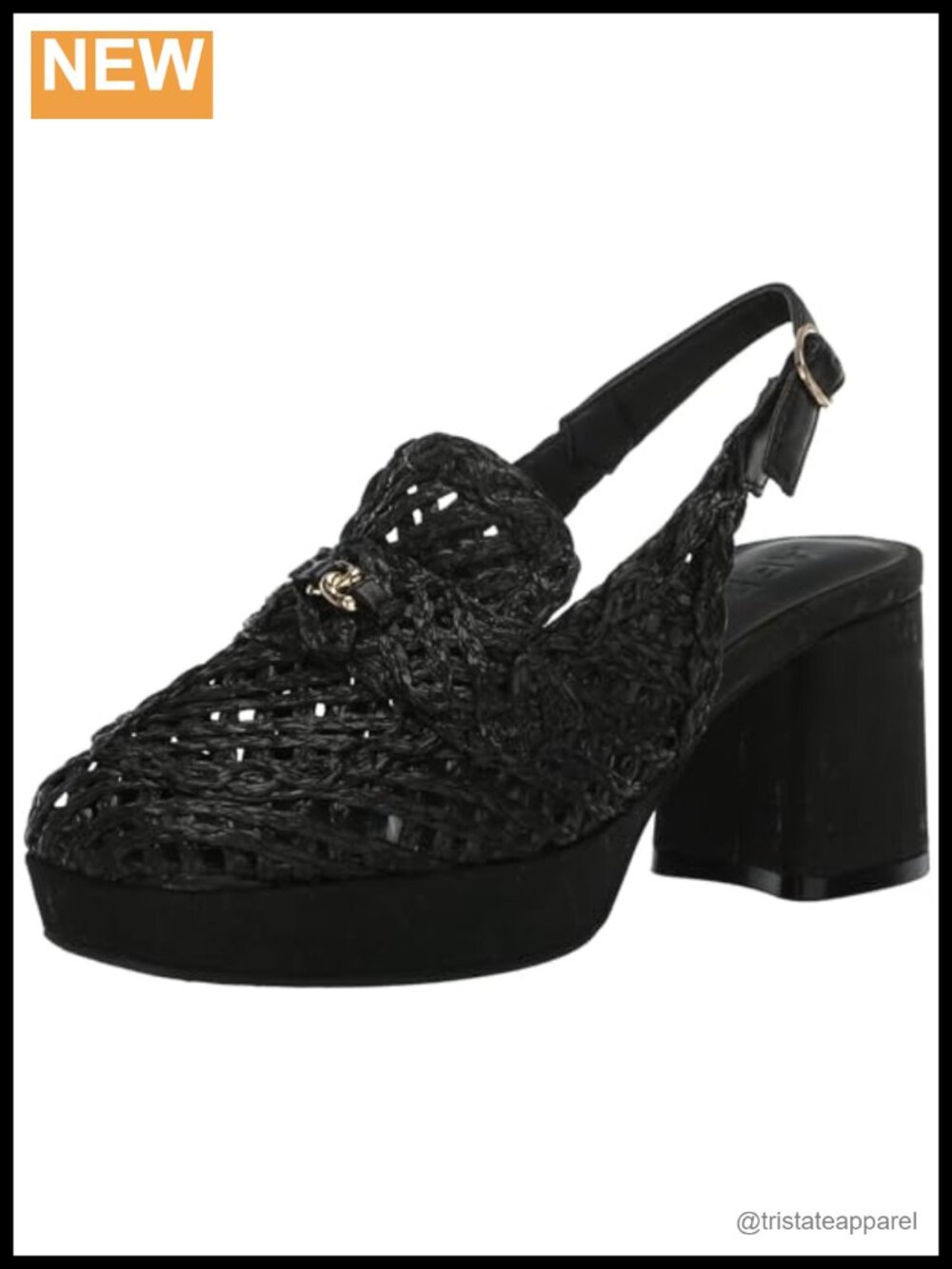 Aerosoles Santiago Raffia Slingback Platform Loafers Casual Cushioned